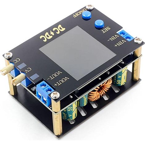 Automatic DC-DC Converter - DC-DC Power Supply Module - 0.5 to 30 V - 6 A - 60 W - Adjustable Supply Voltage - Ammeter (1/5)