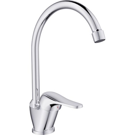 Miscelatore Lavello Bocca Alta Serie Emmy Cromato (1/2)