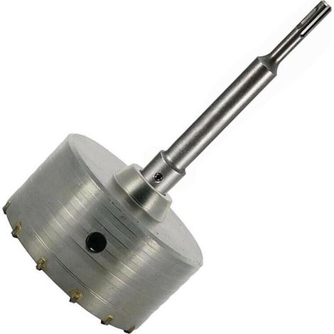 Fresa Tazza Carotatrice 150 Mm Asta Barra Sds Plus 35 Cm Prolunga Punta Trapano