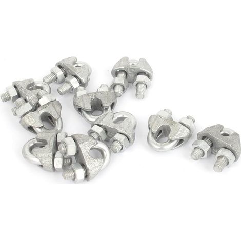 5mm 3/16' 'clips de câbles à câbles métalliques, 10 pièces (bce4c0da7126e83037deaeb7c196e8fa)