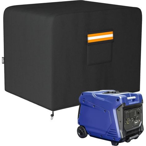 Generatorabdeckung 66x51x51cm, 420D Wasserdicht, Allwetter, mit Tasche (1/5)