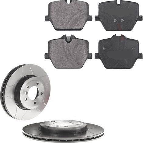 KIT FRENI POSTERIORI compatibile con BMW Z4 (G29) - DISCHI + PASTIGLIE OEM: 35285, 35286 / 39812 / 18615 , 18616 , 18670 /SOSTITUZIONE DIRETTA/BASSA POLVERE/SILENZIOSO (1/5)