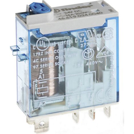 Finder 46.61.9.012.0040 Relais enfichable 12 V/DC 16 A 1 inverseur (RT) 1 pc(s)