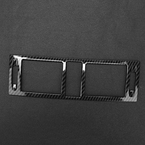 Enjoliveur de grille d'aération centrale style fibre de carbone compatible avec Mercedes-Benz Classe C W204 2007-2010 (1/5)
