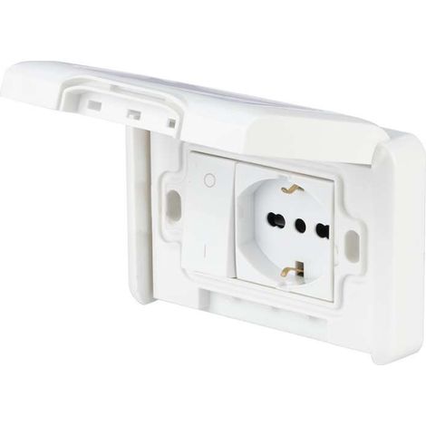 placca premontata con interruttore poly pool 10/16 a (1/5)