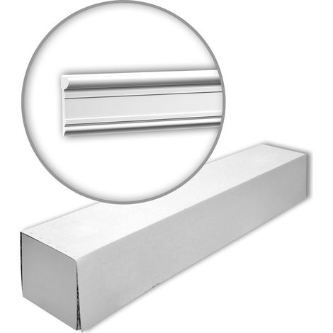 Profhome 651345-box 1 caja 12 piezas Moldura para pared Friso estilo Neoclasicismo  24 m