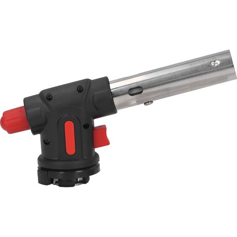 Briquet chalumeau gaz portable 1300°C allumage électrique pour barbecue cuisson maison (1/5)