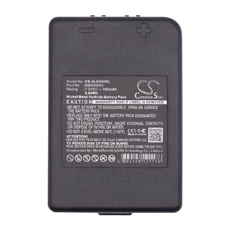 BATTERIA COMPATIBILE AUTEC ALK006BL NiMH 7,2V 700 mAh
