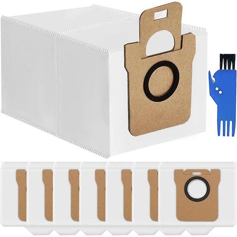8er-Pack Staubbeutel für die Saugroboter Dreame L10S Ultra/L10 Ultra und Xiaomi X10+, großes Fassungsvermögen von 2,5 Litern. – AquaForge (1/5)
