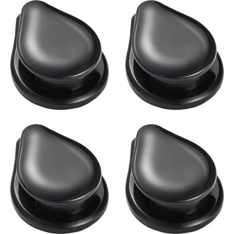 4 Stück Klebehaken für das Auto, am Auto montierter Haken, selbstklebende Wandhaken, Aufbewahrungshaken, Innenraumzubehör (1/5)