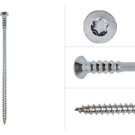 Justierschrauben Verzinkt 6 x 145 mm Torx 30 - 100 Stück