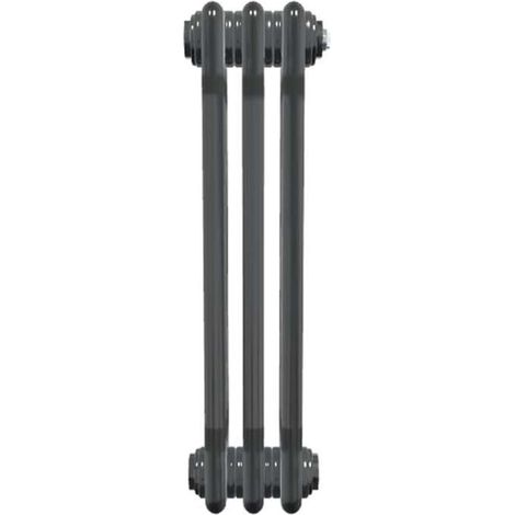 Bircham - Bare Metal Lacquer 4 Column Radiator H600mm  x W161mm