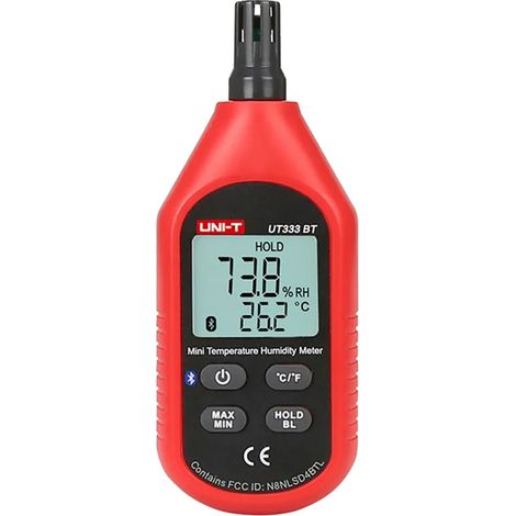 Uni-T UT333BT Mini-Temperatur- und Feuchtigkeitsmessgerät (1/3)