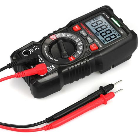 Multimètre numérique Gamme automatique True RMS 4000 comptes Multimètre sans contact Voltmètre Ampèremètre Ohmmètre Mesure de tension AC/DC Courant Résistance Test de continuité Diode NCV Testeur Mes, (1/5)