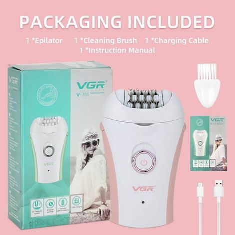 Épilateur Facial - 36 Pinces Rotatives - Pour Visage Corps Maillot - Rechargeable USB - 2 Vitesses - LED Intégrée - 1 Pièce (1/5)