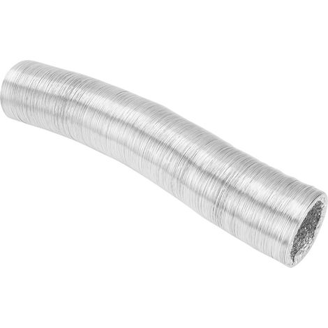 Tuyau de ventilation flexible de 10 cm (4 pouces) avec revêtement double face en aluminium, protection à 4 couches, étanche, 5 m/196,9 pouces