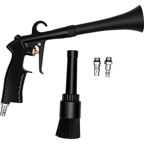 Pistolet nettoyage voiture, sèche-linge intérieur, souffleur air haute pression pour souffler rapidement saleté et poussière (1/5)