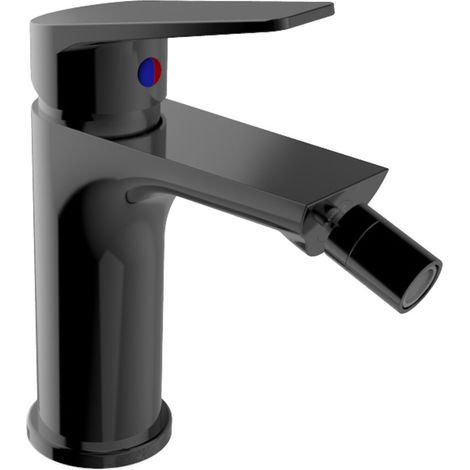 Mix bidet nero opaco napoli con scarico mel