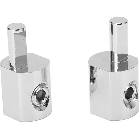 Reductor de entrada de amplificador de 2 piezas, de 1/0 AWG a 4 AWG, de aluminio 6061 niquelado para automóviles y embarcaciones. (1/5)