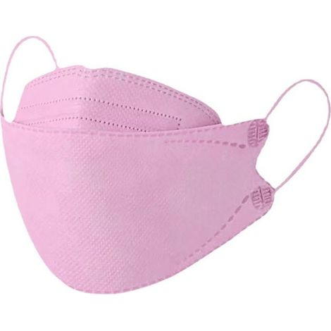 100 masques FFP2 pour enfants, masques de protection respirants à 4 couches, double fusion, anti-poussière et anti-pollution, masques 3D (1/5)