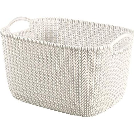 Cesto portaoggetti Curver plastica robusta 19 litri 38,5 x 28,5 cm (1/4)