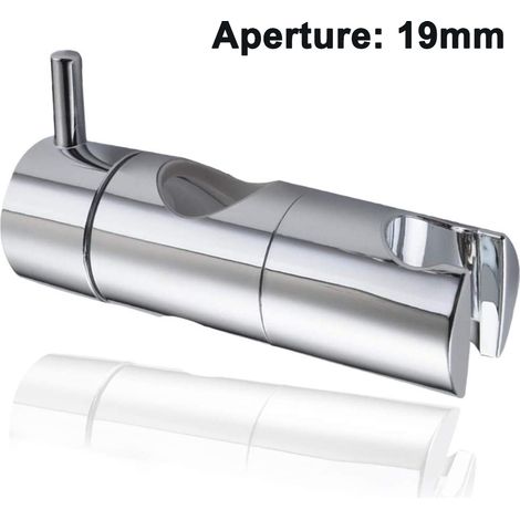 Support de douchette universel, support de douchette réglable, support de douchette rotatif à 360°, support de douchette pour glissière (19/22/25 mm)