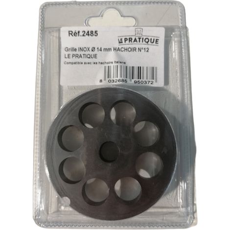 Grille Inox ø 14 Mm Universelle Hachoir N°12  - Le Pratique