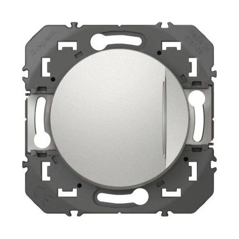Interruptor de luz LEGRAND Dooxie 10AX aluminio