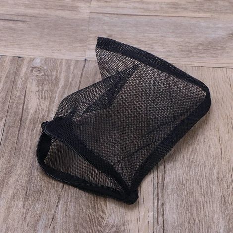 Lot de 10 sacs filtrants pour aquarium, sacs en nylon avec cordon de serrage, chaussettes filtrantes pour aquarium, piscine et jardin, 1 (1/4)