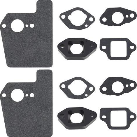 Jeu de 2 joints d'isolation de carburateur compatibles avec les moteurs de tondeuses à gazon Honda GCV160, GCV160A, GCV160LA, GCV160LAO et GCV160LE. (1/4)