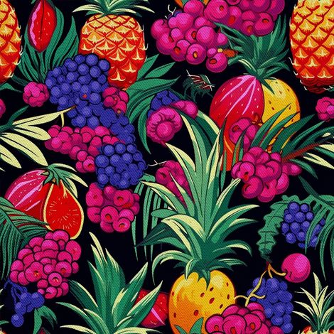 Tela decorativa para exteriores Oxford - Motivo frutal  DX7050 (1/5)