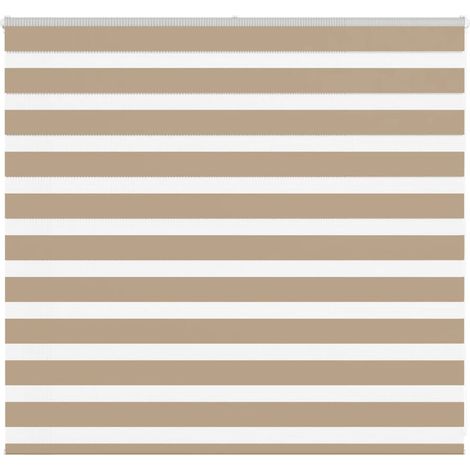 Doppelrollo Sandbraun 155x100 cm Stoffbreite 150,9 cm Polyester