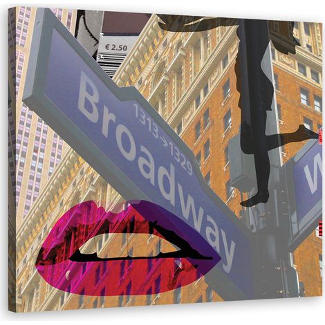 Tableau sur toile Broadway Ville de New York 60x60 (1/5)