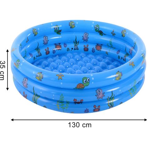 Piscine gonflable, pataugeoire extérieure pour jardin, loisirs aquatiques d'été, ronde en PVC épais