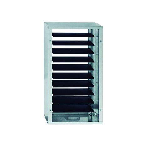 Capot pare-pluie avec grille moteur verticale pour caissons ILHB/T 500 S&P (UNELVENT) 942869