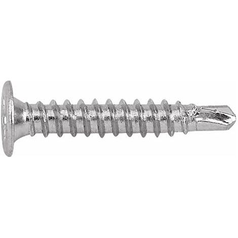 (4,2X14) TORNILLO AUTOTALADRANTE DE CABEZA EXTRAPLANA Y HUELLA PH INOXIDABLE A2. HUELLA P(100U) - INDEX