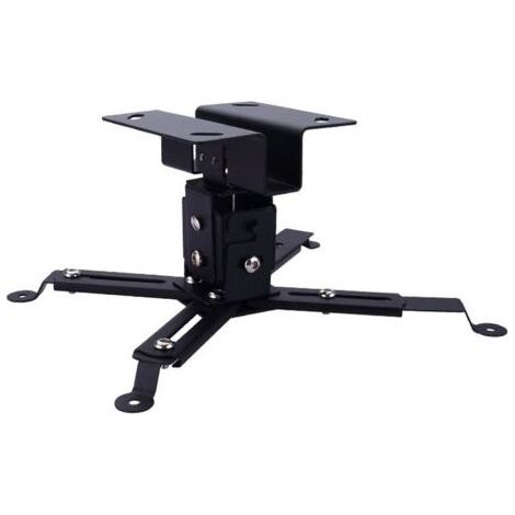 Multifunctional projector hanger, black multifunctional telescopic hanger, maximum load of 15KG (1/5)