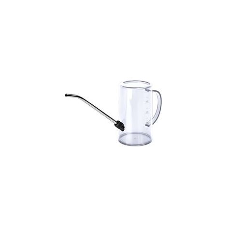 Gießkanne aus Kunststoff – Langer Ausguss – 1/4 Gallone (ca. 960 ml) – Weiß – Crezuo