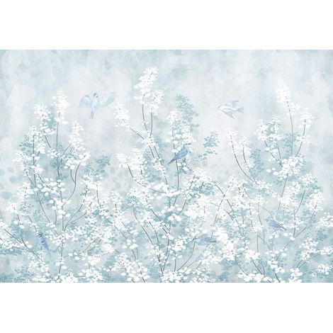Papier peint panoramique - Fleurs - 325 cm x 228 cm (1/2)
