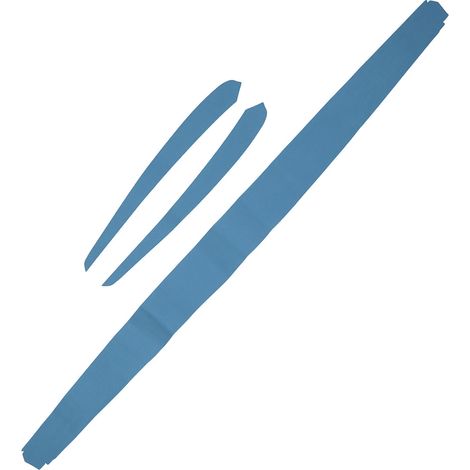 Türverkleidung innen, Armaturenbrettverkleidung aus weichem Wildleder, Ersatzteil für Tesla Model 3 Y (2019–2023), blau (1/5)
