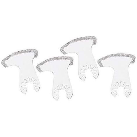Kit de 4 Lames de Scie, Lames de Scie Diamantées Type de Trou Universel Lames de Mélange Multifonction Outils pour Couper et Tailler Les Carreaux Ciment (1/5)