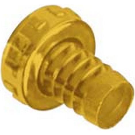 10PZ RACCORDO PORTAGOMMA OTTONE PER RUBINETTO - ghiera 1" in ottone lucido