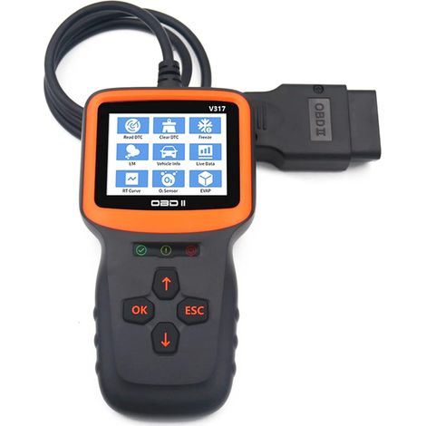 Détecteur De Défaut De Voiture Outil De Diagnostic De Voiture OBD2 Scanner Lecteur De Code Scanner De Voiture Code De Défaut De Voiture Effacer Le Code De Défaut Elm - V317 (1/5)