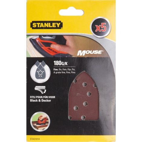 Accesorio Stanley31014XJ 5 Lijas Mouse G-180