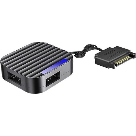 Contrôleur ARGB pour ventilateur de boîtier CPU et radiateur à LED avec télécommande A (1/5)