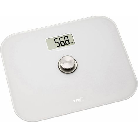 Pèse-personne TFA Dostmann ECO STEP Plage de pesée (max.)=150 kg blanc S991571 (1/3)