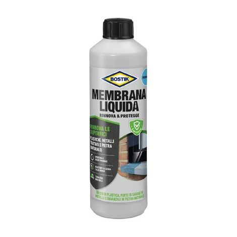 BOSTIK MEMBRANA LIQUIDA RINNOVA E PROTEGGE - TRASPARENTE ML 250- 1 pezzi