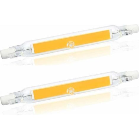 5W R7S 78MM J78 COB Filament LED Bulb, 500 lumens 360 degrees, 30W 48W 50W halogen equivalent, perfect for home, kitchen, living room, balcony, office, etc. (2pcs, Warm White 2700K) (1/5)