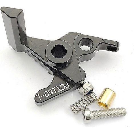 Convient pour la nouvelle moto Honda PCX160, frein à disque arrière gauche, modification hydraulique, tringle de commande de frein (avant noir) (1/5)