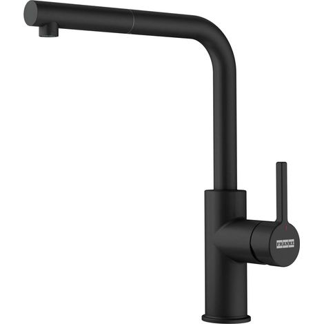 Franke Urban 2.0 - Spültischarmatur FN 5541.901 mit ausziehbarem Auslauf, mattschwarz 115.0755.387 (1/5)
